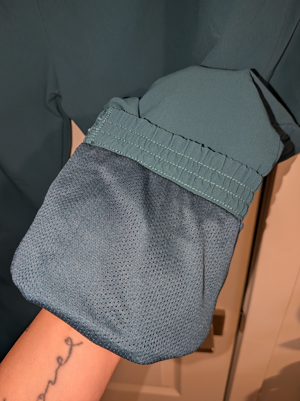 adidas Teal Women's nylon Pants - Picture 5 of 6